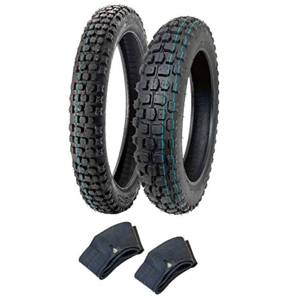 Amazon.co.jp: MMG オフロードノビータイヤセット:フロント2.50